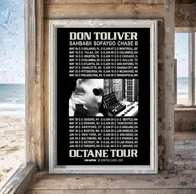 Don Toliver The Octane Tour 2026 Venue Tour Dates Poster