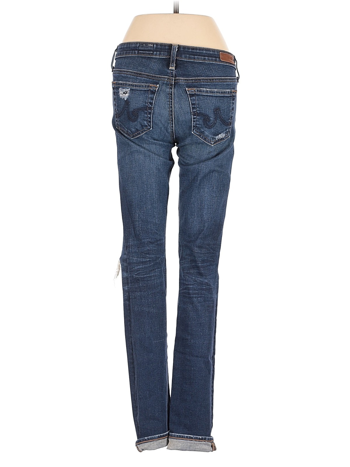 Adriano Goldschmied Women Blue Jeans 25W thumbnail 2