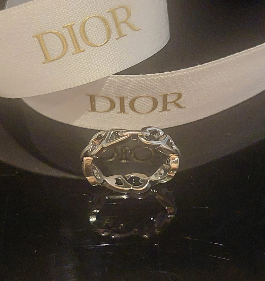 ANILLO FIRMA CD DIOR TALLA 6 - CAJA Y BOLSA ANTIPOLVO INCLUIDOS Foto 3 de 3