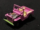 Vintage 1971 Matchbox Lesney Pink No. 2 Jeep Hot Rod Toy Car
