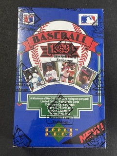 1989 Upper Deck Baseball Unopened Low Series Wax Box From BBCE Sealed Case FASC