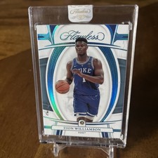 Panini Flawless Collegiate Basketball Zion Williamson Diamond Encased 1 of 1