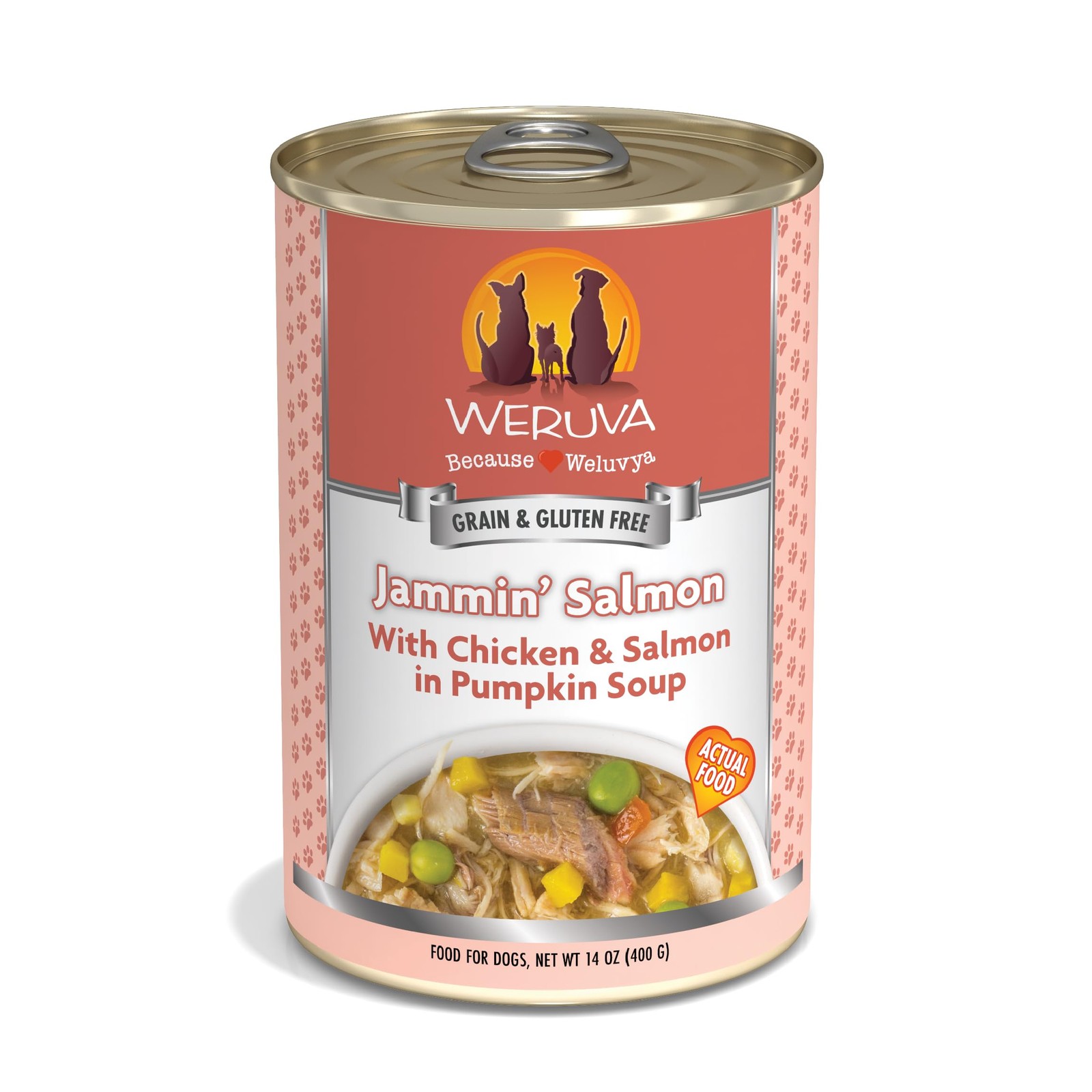 Weruva Classic Dog Food, Jammin Salmon with Chicken  Salmon 