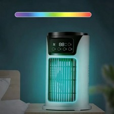 6-Speeds Portable Air Cooler Fan 300ML Tank Ice Cold Cooling Conditioner Summer