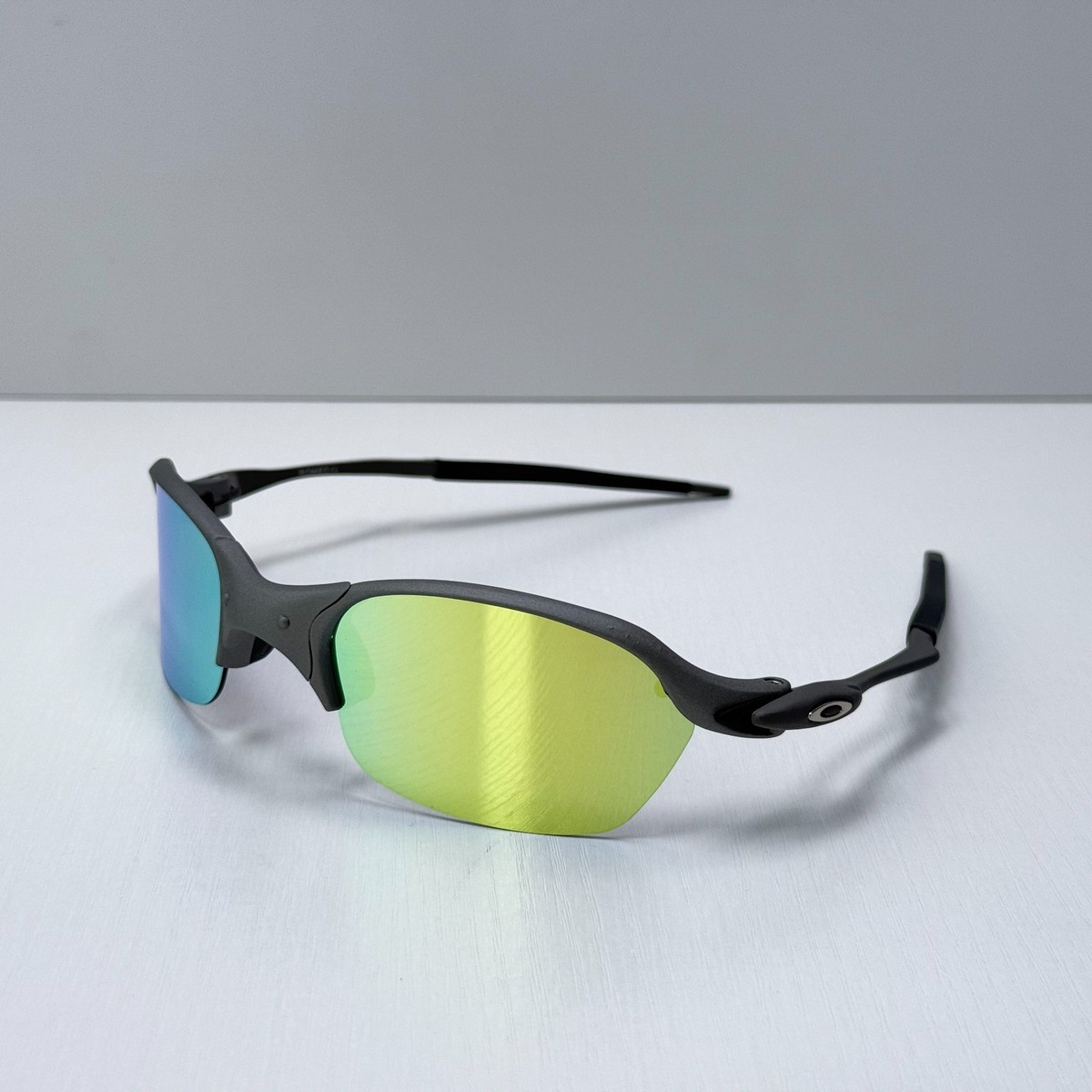 Oakley Romeo 2 X-Metal Gray Frame Yellow Blue Gradient Lens