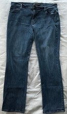 Levi  s 505  Straight Leg Women's Jeans Sleek Blue 16 EXC LoStretch 36/34  