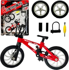 Mini Finger Bike Toy – Alloy Mountain Bicycle Model with Tools, Movable Parts, G