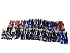 Lot Of Player ID socks By TCK 19 Singles Sm 9 Single M Nwt Black Blue And Red