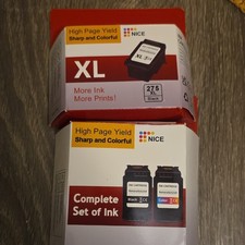New Inkjet Cartridges for Canon 275XL Black  276XL Tri-Color