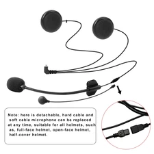 Freedconn Motorcycle Interphone Accessories Hard Earphone Suit for T-COM SC T-CO