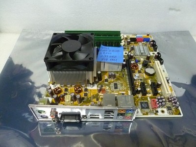 HP ASUS IPI8L-L8 INTEL CORE 2 QUAD Q8200 2.33GHZ 8GB RAM MOTHERBOARD + IO COVER