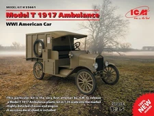 ICM Models 35661 1/35 WWI American Model T 1917 Ambulance