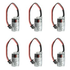 6PCS ER3V 3.6V 1000mAh Battery JZSP-BA01 for PLC Industrial Batteries