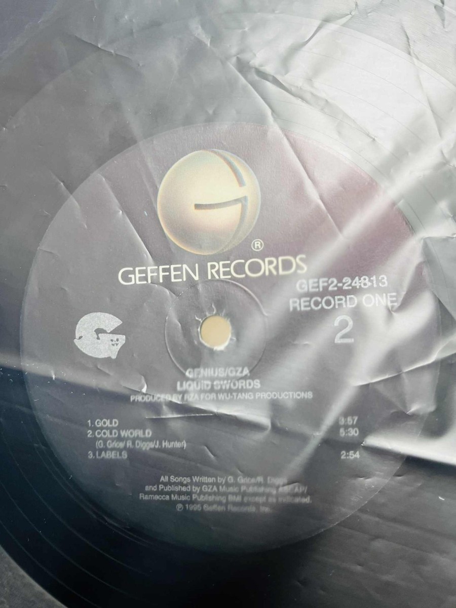 Genius / GZA Liquid Swords 1995 US Original 2LP BLACK Vinyl Geffen