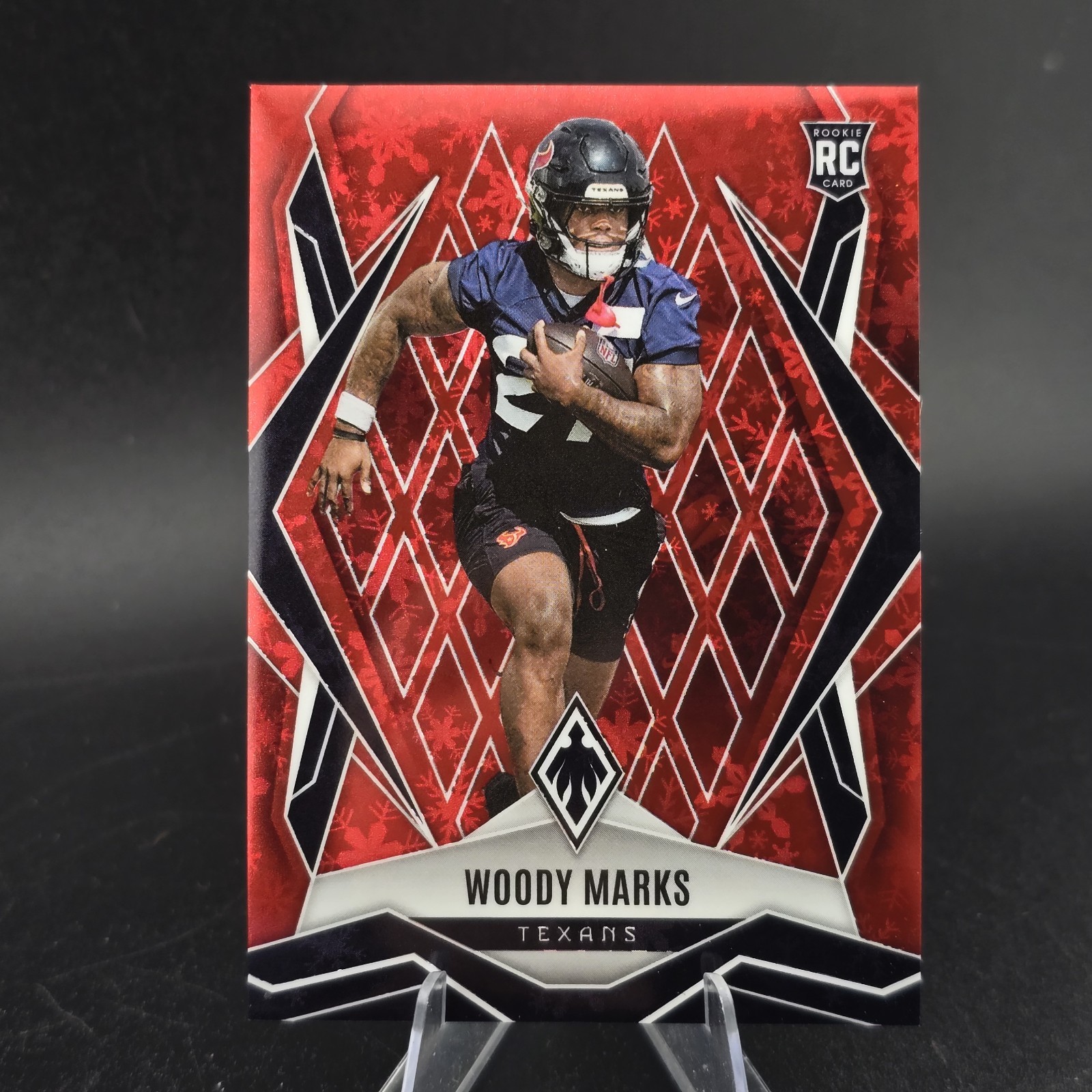 2025 Panini Phoenix #236 Woody Marks Red Winter Prizm #/399