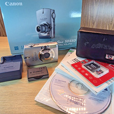 Canon PowerShot SD550 Digital ELPH 7.1MP 3x Digital Camera Silver
