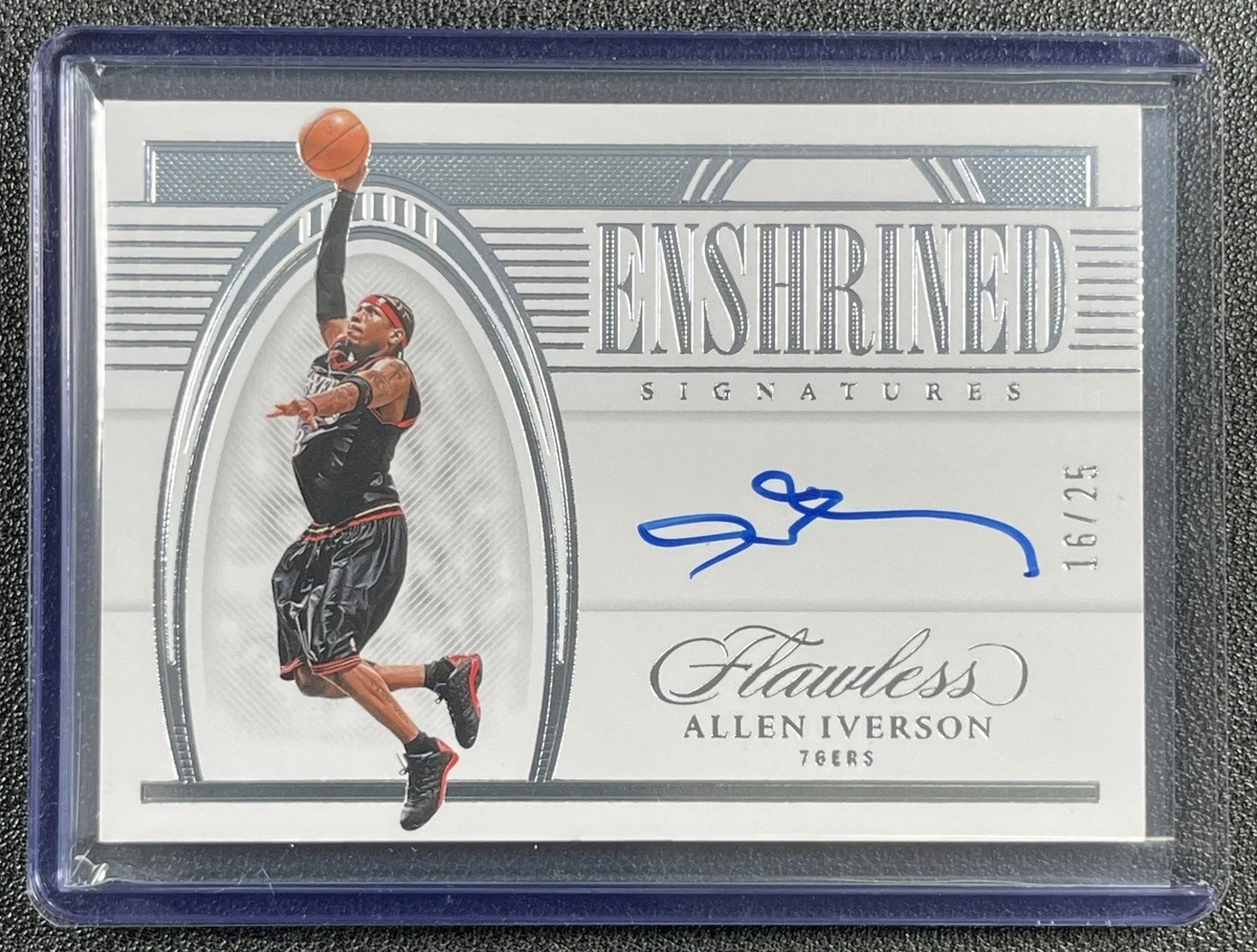 Panini Allen Iverson Basketball Serial Numbered Sports Trading
