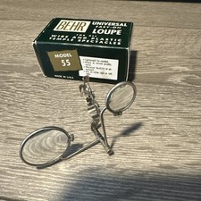 Vintage BEHR LOUPE Watchmakers Double Magnifier MODEL 55 