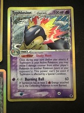 Pokémon TCG Typhlosion EX Dragon Frontiers Holo Rare Card 12/101 Delta Species