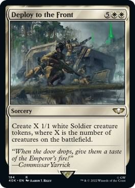 1x Deploy to the Front - Universes Beyond: Warhammer 40,000 Near Mint - MTG