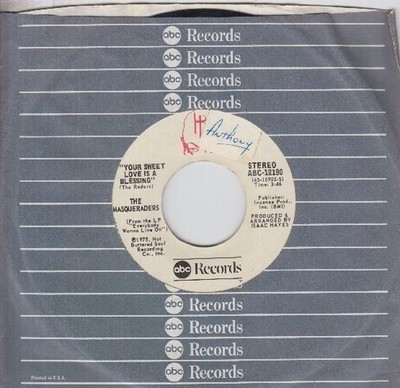 Masqueraders   Your Sweet Love Is A Blessing / Please Don't Try 7''  45