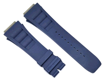 Richard Mille Original Uhrenarmband kurze Länge S Blau Kautschuk  / 137