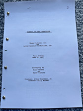 Witness For The Prosecution Film Screenplay / Script. Marlene Dietrich.