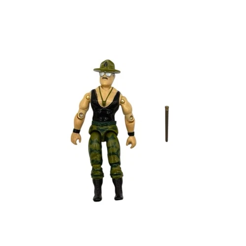 1986 Vintage Hasbro Gijoe Triple T Sgt Slaughter Action Figure Mint Complete