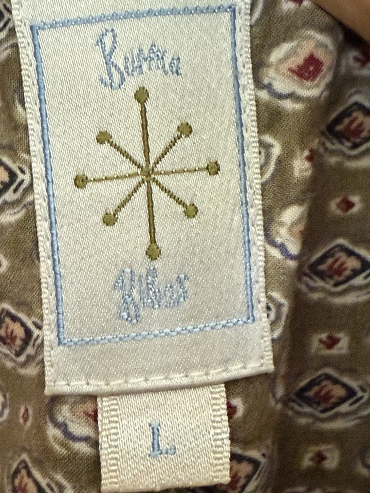 Vintage  Burma Bibas 60 Singles Lawn Hawaiian Shirt Men's Large - Image 3 of 4