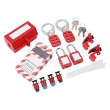 Electrical Circuit Breaker Lockout Tagout Kit Impact Resistance For Industrial
