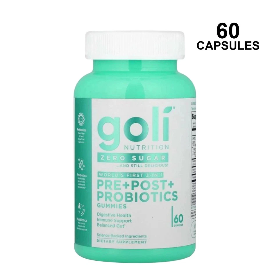 3 Botellas Goli Zero Sugar Probiótico Vinagre de Sidra de Manzana Vitamina B12 Foto 4 de 4