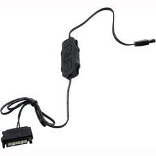 ARGB PC Fans Controller Kit, 5V 3Pin Mini ARGB Splitter, SATA Power RGB PC Fan C