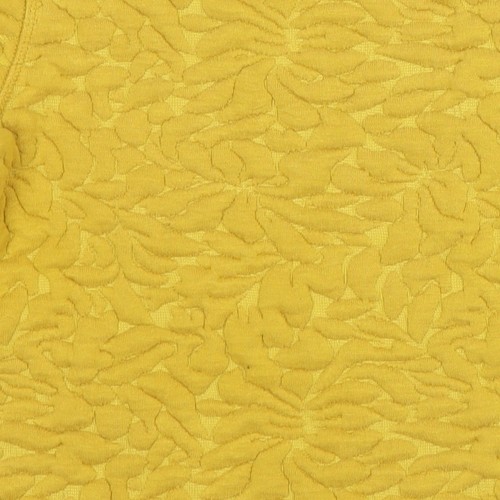 H&M Women's Yellow Jersey Short Sleeve Top, Size S - Picture 12 of 12
