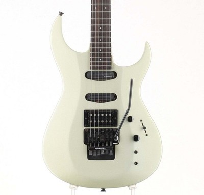 FERNANDES/BURNY FRS-100 White Dinky type Electric Guitar Used From