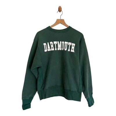 Vintage Dartmouth Camber Crewneck Green Sweatshirt Sz M Reverse Weave