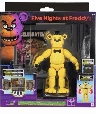 Jazwares Five Nights at Freddy's FNAF Golden Freddy Office Toy Set
