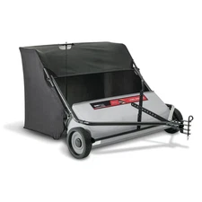 Ohio Steel Tow behind Lawn Sweeper 42 In 22 Cu. Ft Heavy-Duty Leaf Grass Collect