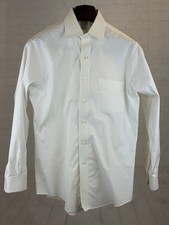 Brooks Brothers Men's White Supima 100 Cotton Dress Shirt 15 32 Non Iron