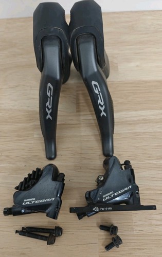 Pair Of ST-RX815 GRX Di2 11 Speed Shift Levers With Ultegra BR-R8070 Calipers