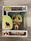Funko Pop! Animation: Female Titan #233 6 Inch Vinyl Figure SEE PICS H2