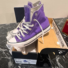 Converse Chuck Taylor All Star Hi Electric Purple Canvas Size 5 men 7 women