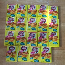 1990 FLEER Basketball Factory Sealed 15-card ...