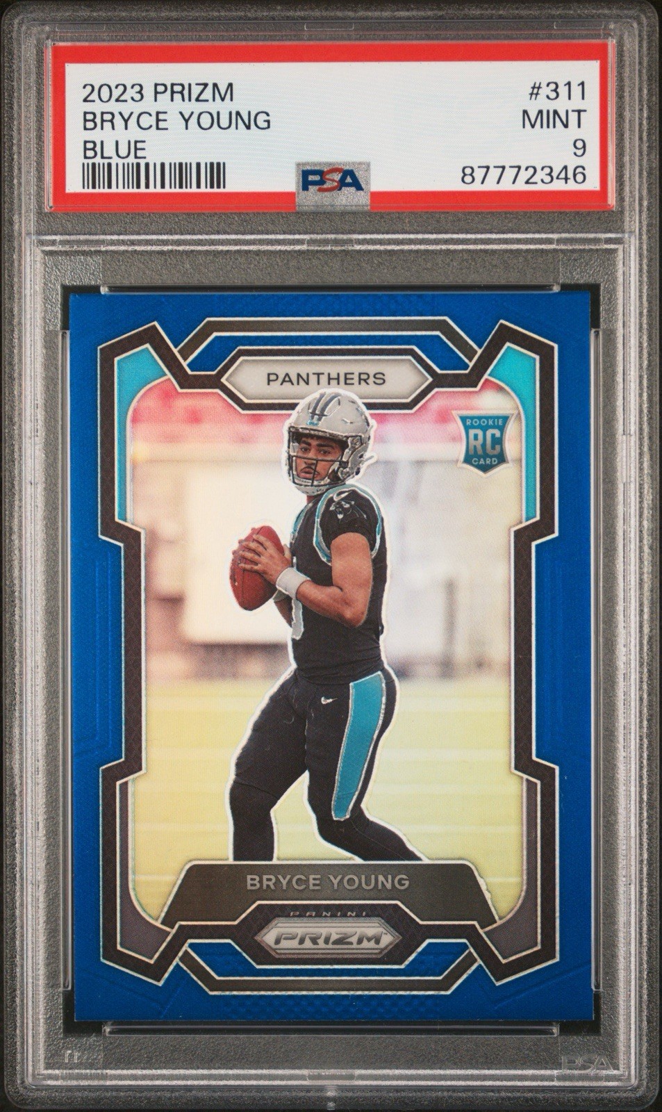 Bryce Young 2023 Prizm Blue SSP Rookie - PSA 9 Color match - RC #311 💥