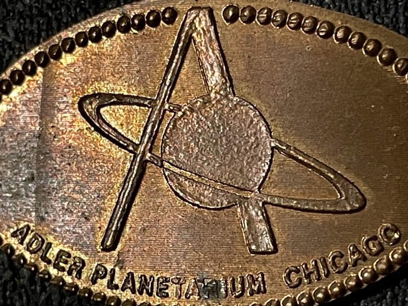 Adler Planetarium Chicago (Retired) Cu Elongated Penny #070799
