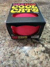 Nee Doh Needoh Schylling Cool Cat Kitten Pink Stress Sensory Fidget Toy Easter