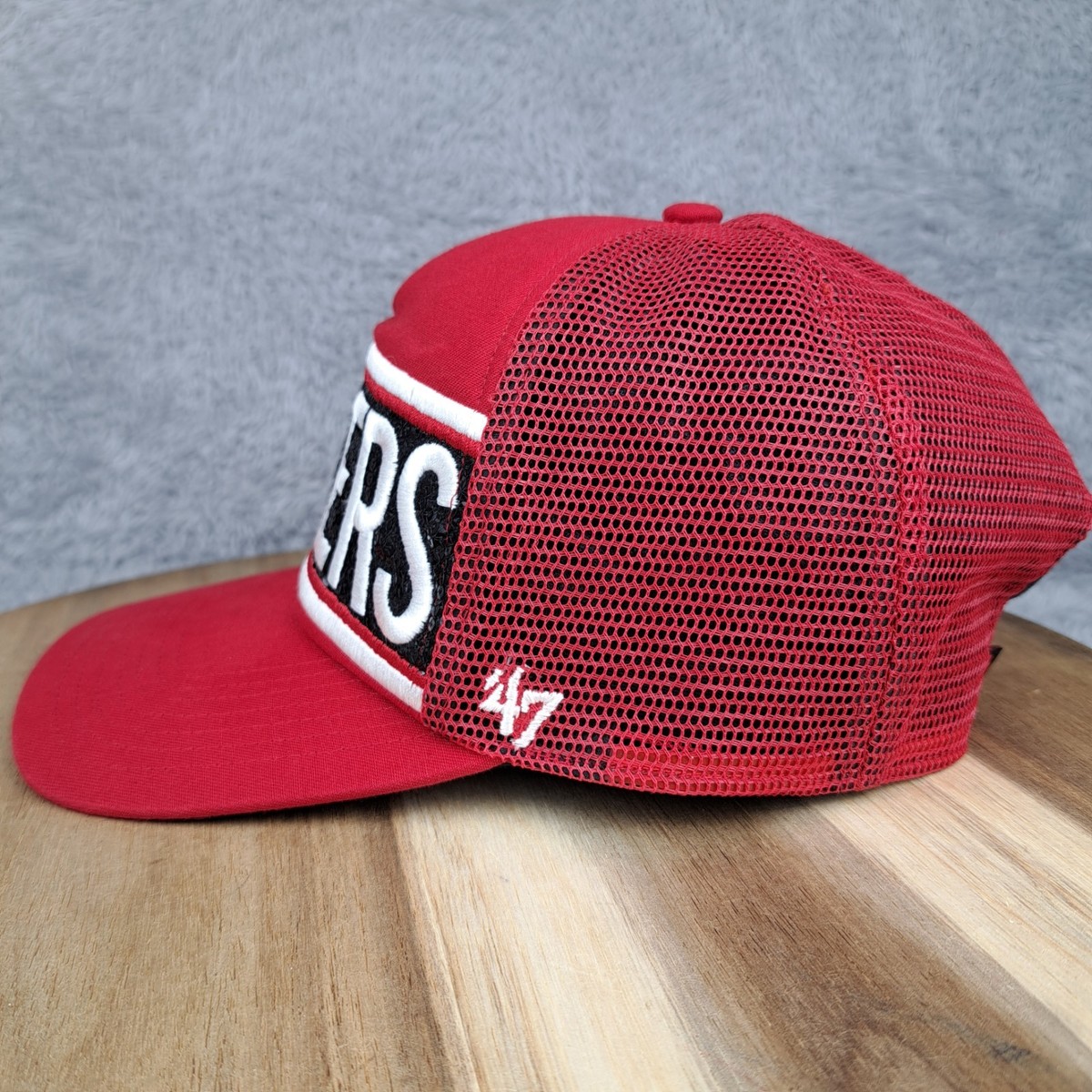 '47 Nebraska Cornhuskers Trucker Snapback Hat | Adjustable Red Team Logo Cap For Men & Women