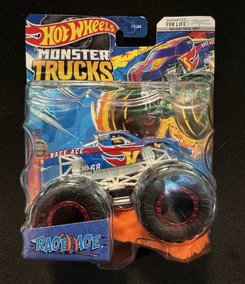 Hot Wheels Race Ace Monster Truck Blue/Red/Wht Diecast Unopened