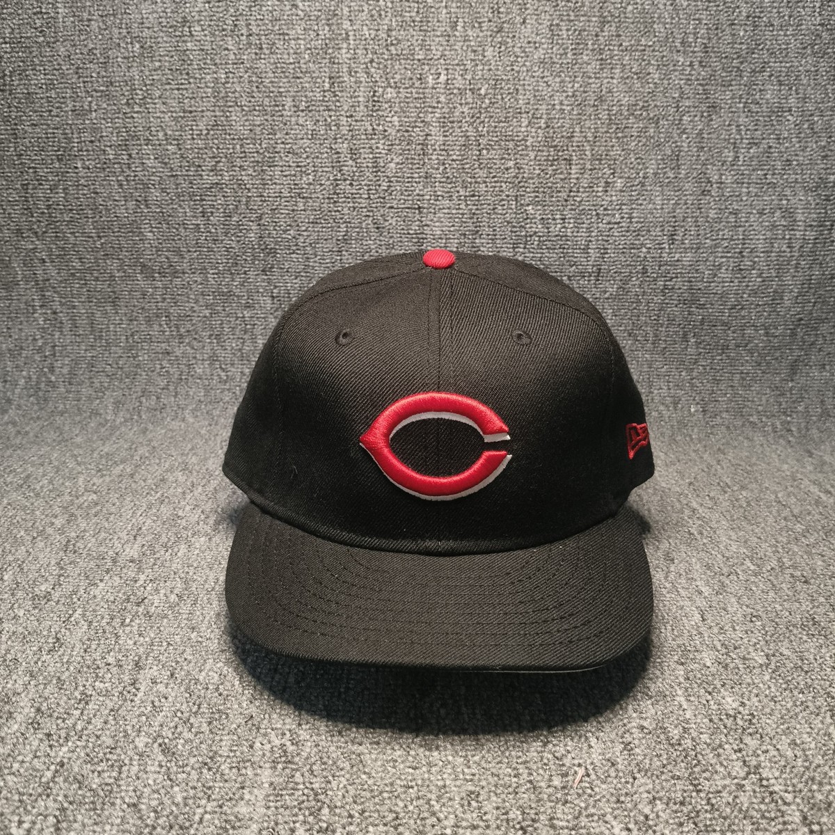 New Era Cincinnati Reds NATI Snapback Hat Black Red Cap