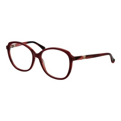 Max Mara MA-1056458 Women Burgundy Optical Frame Plastic Square Casual Eyewears