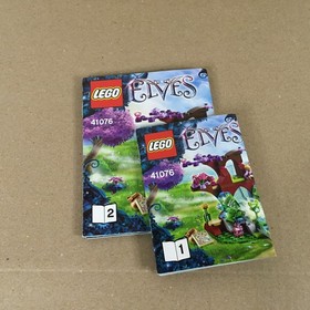 Lego Elves 41076 Farran and the Crystal Hollow Complete Set with Instructions